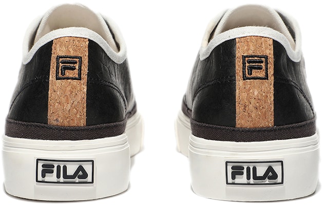 FILA ローカットレザースニーカー (黒/白) 1XM01601D_001 Purchase FILA ローカットレザースニーカー (黒/白) 1XM01601D_001