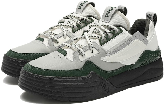 FILA Court Deluxe 低帮鞋 '灰白黑' F12M341224FSG Order FILA Court Deluxe 低帮鞋 '灰白黑' F12M341224FSG