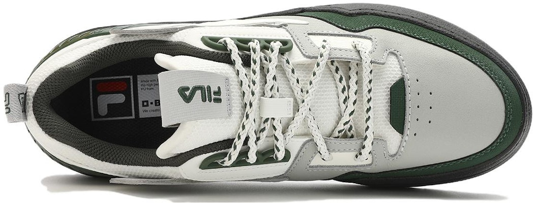 FILA Court Deluxe Low Shoes 'Grey White Black' F12M341224FSG Shop FILA Court Deluxe Low Shoes 'Grey White Black' F12M341224FSG