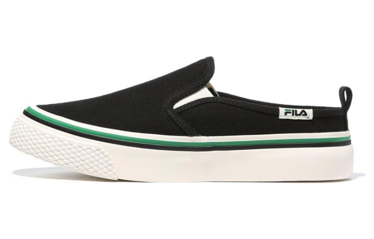 FILA Unisex Low-Top Sneakers Black/Green/White