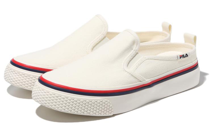 FILA Unisex Low-Top Sneakers Black/White/Red 圖 3