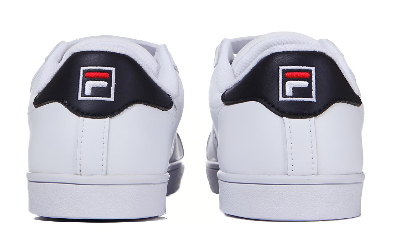 Shop FILA Court Deluxe VC 'White Black Korean Edition' 1TM00623_125