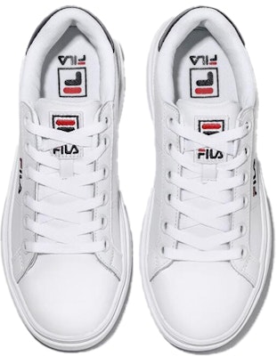 FILA Court Plumpy Low Top Board Shoes White/Black 1TM01397D_147 Lookbook FILA Court Plumpy Low Top Board Shoes White/Black 1TM01397D_147