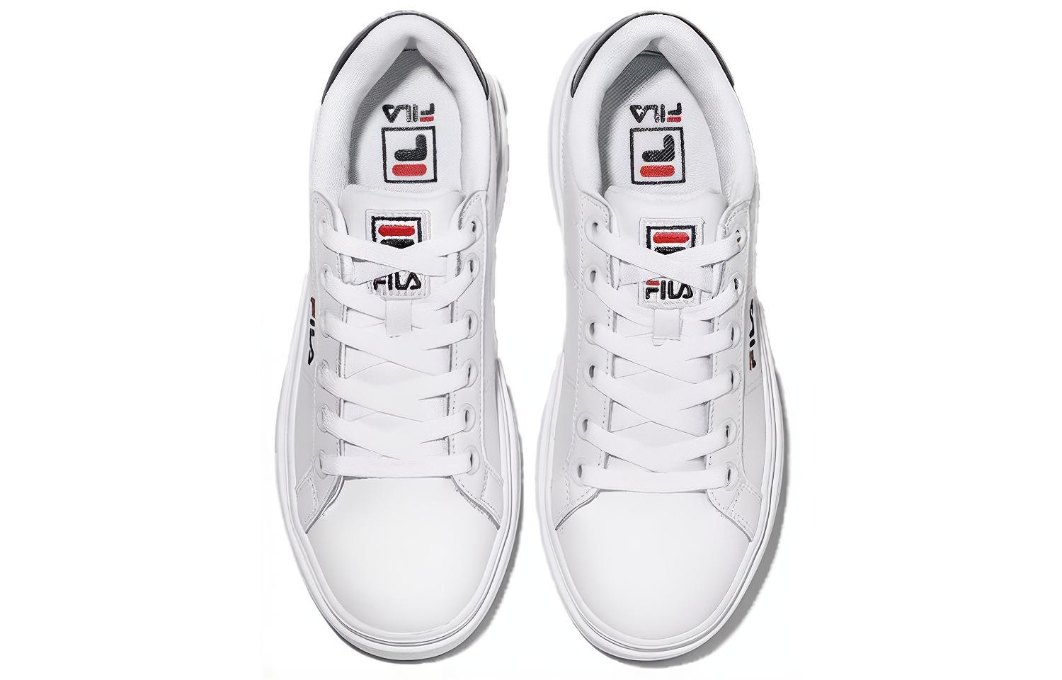 Lookbook FILA Court Plumpy Low Top Scarpe da Skate Bianche/Nere 1TM01397D_147