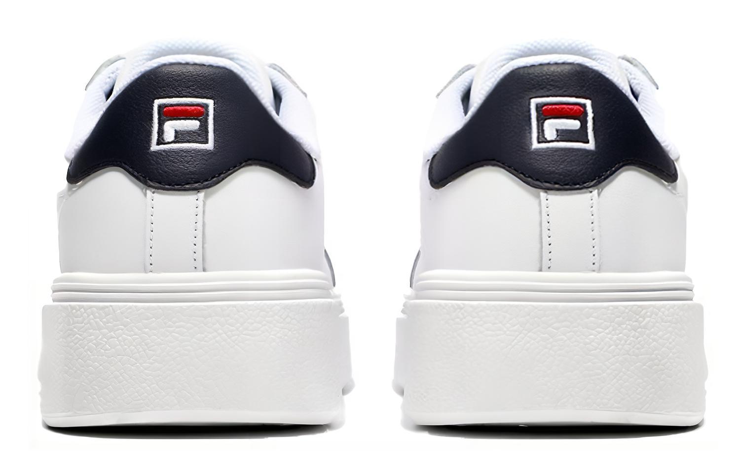 Shop FILA Court Plumpy Low Top Scarpe da Skate Bianche/Nere 1TM01397D_147