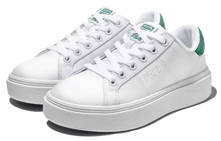 Order FILA Court Plumpy Lage Sneakers Wit/Groen 1TM01397D_143