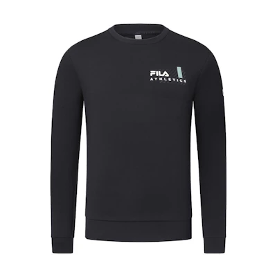 FILA Crewneck Pullover Long-Sleeve Sweatshirt Royal Blue A61M341220A-NV