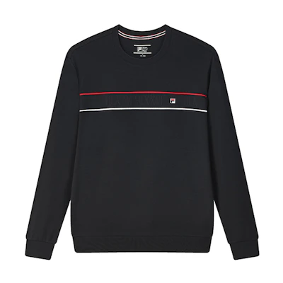 FILA Crewneck Pullover Sweatshirt Line Stitch - Legendary Blue F11M131201F-NV