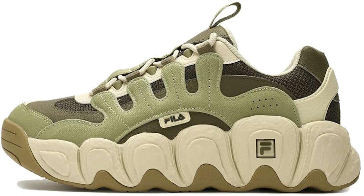 FILA CROISSANT Chunky Sneakers 'Green Beige' F12M342103FOA Buy FILA CROISSANT Chunky Sneakers 'Green Beige' F12M342103FOA
