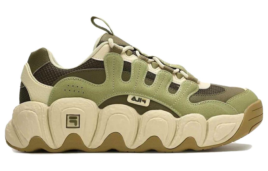 Order 휠라 크루아상 청키 스니커즈 '그린 베이지' F12M342103FOA