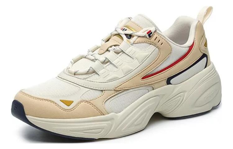 Order FILA斐樂 Cube 運動 低幫 生活休閒鞋 男款 白咖