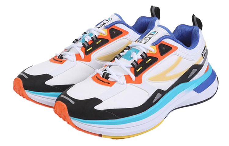 Order FILA Curvelet ''Blanc Noir Jaune'' 1RM01378_421