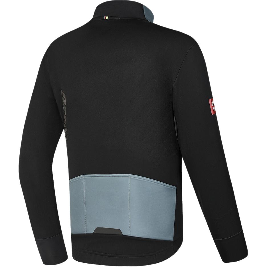 FILA CYCLING Series Retro Logo Colorblock Sports Jacket Black Mens A11M448503F-BK 圖 3