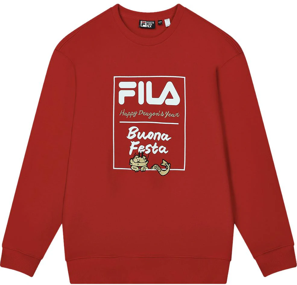 fila-dada-dragon-pullover-sweatshirt-red-college-style-unisex-crewneck-f11-u419201-frd