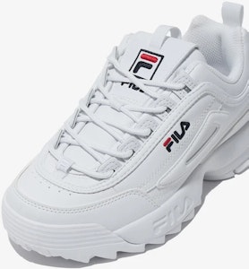 Fila Disruptor 2 1998 白色/白色/紅色 11001FM02739H121 Sizing Fila Disruptor 2 1998 白色/白色/紅色 11001FM02739H121