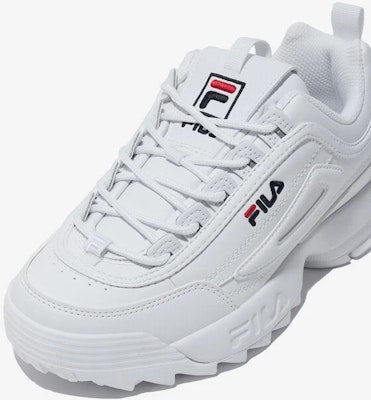 Fila Disruptor 2 1998 White/White/Red 11001FM02739H121 Sizing Fila Disruptor 2 1998 White/White/Red 11001FM02739H121