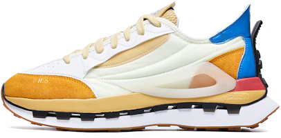 FILA KM Shoes 'White Yellow Blue' F12M233113FCW FILA KM Shoes 'White Yellow Blue' F12M233113FCW