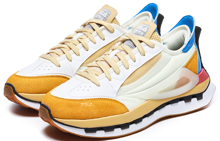 Order FILA KMシューズ 白黄青 (FILA KM shu-zu shiro ki ao) F12M233113FCW