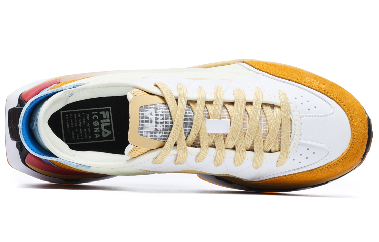 Lookbook FILA KMシューズ 白黄青 (FILA KM shu-zu shiro ki ao) F12M233113FCW