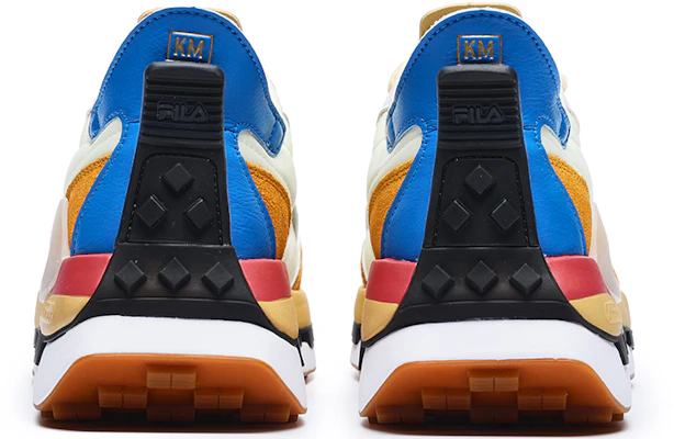 FILA KMシューズ 白黄青 (FILA KM shu-zu shiro ki ao) F12M233113FCW Shop FILA KMシューズ 白黄青 (FILA KM shu-zu shiro ki ao) F12M233113FCW
