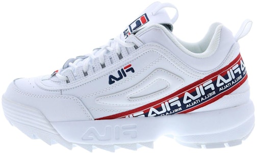 FILA斐乐 Disruptor 舒適百搭 減震耐磨透氣 低幫 生活休閑鞋 男款 白色 Buy FILA斐乐 Disruptor 舒適百搭 減震耐磨透氣 低幫 生活休閑鞋 男款 白色