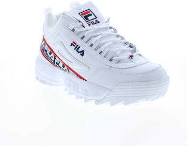 FILA斐乐 Disruptor 舒適百搭 減震耐磨透氣 低幫 生活休閑鞋 男款 白色 Shop FILA斐乐 Disruptor 舒適百搭 減震耐磨透氣 低幫 生活休閑鞋 男款 白色
