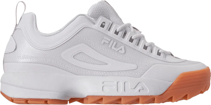 FILA Disruptor 2 No Sew White Gum 1FM00693 156 1FM00693 156