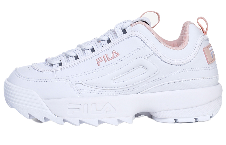 (W) FILA Disruptor2 Series Chunky Sneakers White/Pink