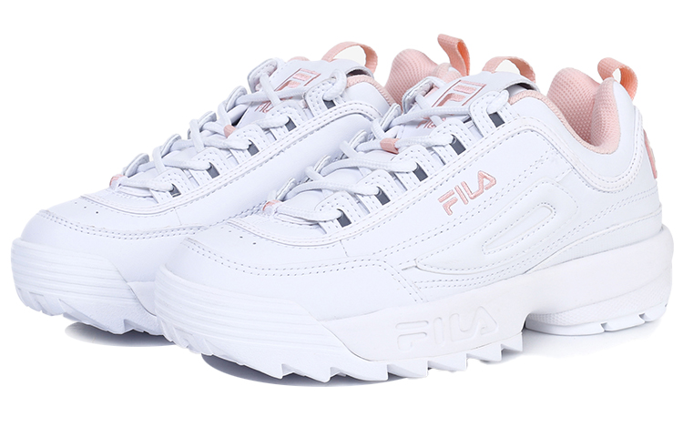 (W) FILA Disruptor2 Series Chunky Sneakers White/Pink 圖 2