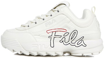 FILA Disruptor 2 Low Top Clunky Shoes Cream 1FM00863_113 FILA Disruptor 2 Low Top Clunky Shoes Cream 1FM00863_113