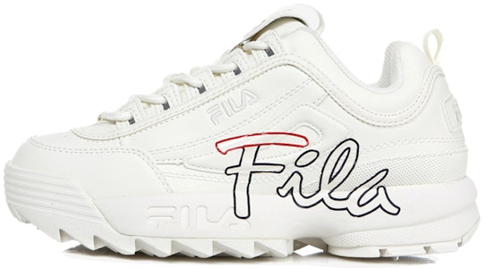 FILA ディスラプター2 厚底スニーカー (クリーム) 1FM00863_113 Buy FILA ディスラプター2 厚底スニーカー (クリーム) 1FM00863_113