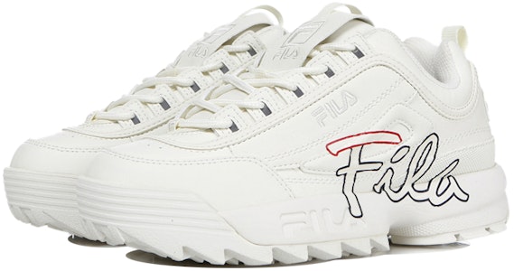 FILA ディスラプター2 厚底スニーカー (クリーム) 1FM00863_113 Order FILA ディスラプター2 厚底スニーカー (クリーム) 1FM00863_113