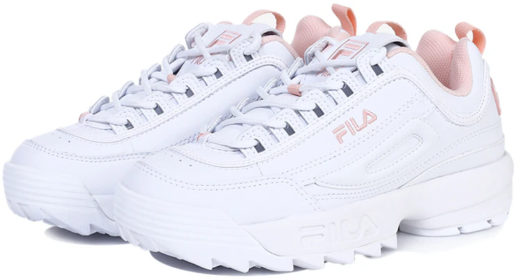 FILA Disruptor 2 Low Top Clunky Shoes Pink/White 1FM00864_661 Order FILA Disruptor 2 Low Top Clunky Shoes Pink/White 1FM00864_661