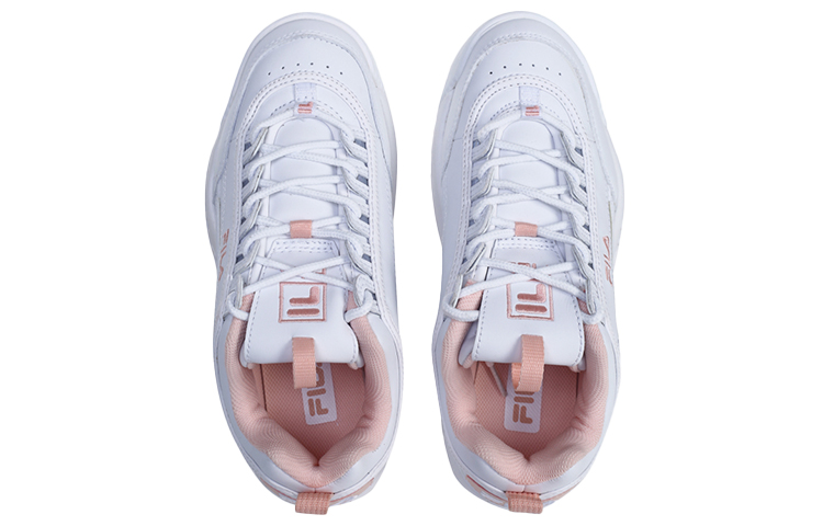 Lookbook FILA Disruptor 2 Low Top Clunky Shoes Pink/White 1FM00864_661