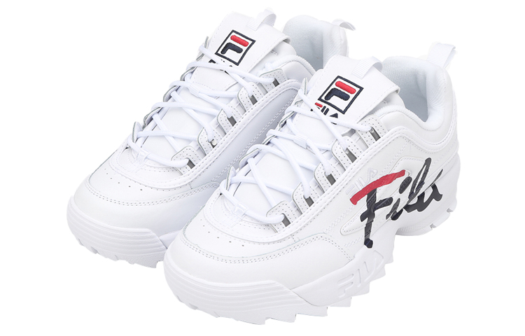 Order Sepatu FILA Disruptor 2 Putih/Hitam/Merah Rendah 1FM00863_121