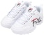 Kasut FILA Disruptor 2 Rendah Putih/Hitam/Merah 1FM00863_121