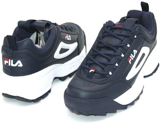 FILA 斐乐 Disruptor 2 高级款 '藏青白' 1FM00139-423 Shop FILA 斐乐 Disruptor 2 高级款 '藏青白' 1FM00139-423