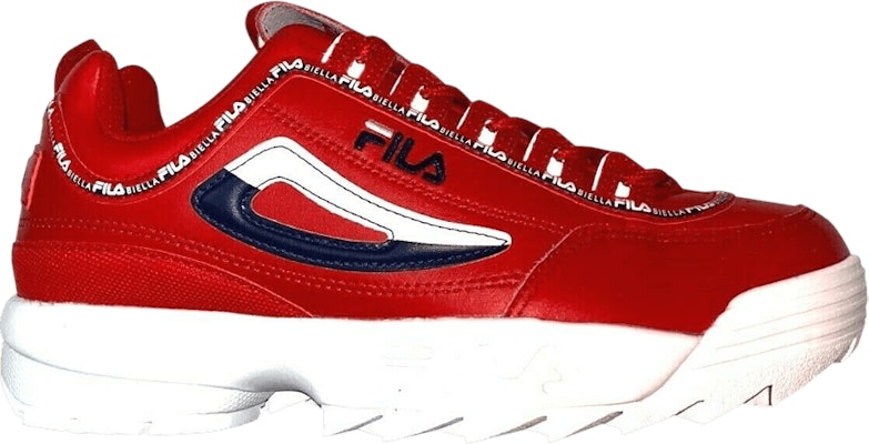 휠라 디스럽터2 프리미엄 비엘라 '레드' (FILA Disruptor 2 Premium Biella 'Red') 1FM00664-616 Buy 휠라 디스럽터2 프리미엄 비엘라 '레드' (FILA Disruptor 2 Premium Biella 'Red') 1FM00664-616