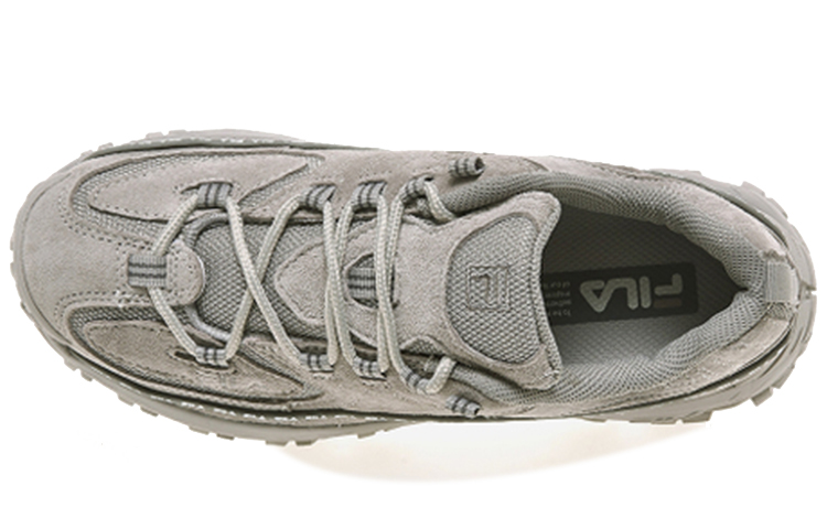 Lookbook Fila 斐樂 貓爪厚底老爸鞋 灰色 韓版