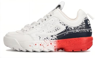 FILA Disruptor II 'White Black Red' 1FM00711125 FILA Disruptor II 'White Black Red' 1FM00711125