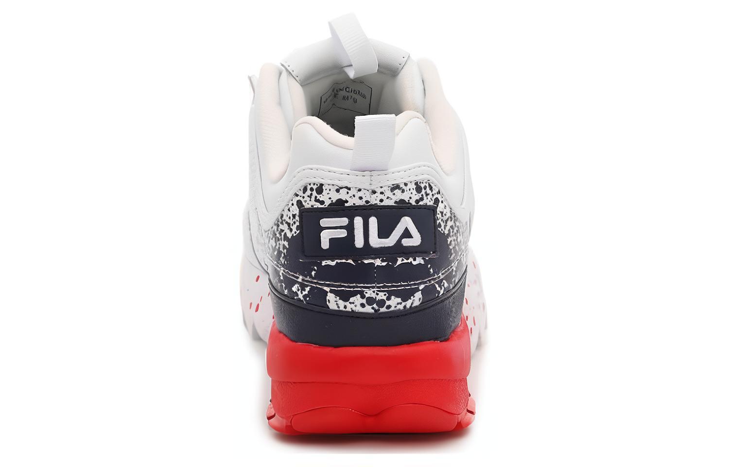 Lookbook FILA Disruptor II ''Bianco Nero Rosso'' 1FM00711125