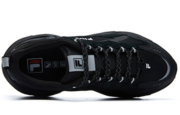 Lookbook Fila 斐樂 小豹系列 透氣舒適 低幫老爹鞋 黑色#送禮推薦