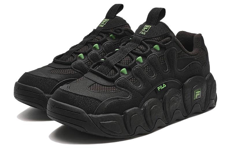 Order FILA斐乐 Croissant 減震防滑 低幫 老爹鞋 男款 黑色 加絨版