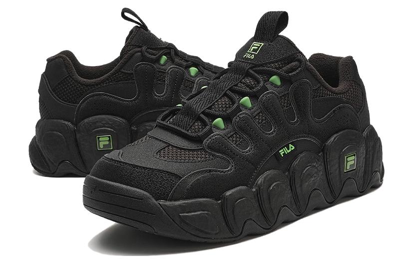 Lookbook FILA斐乐 Croissant 減震防滑 低幫 老爹鞋 男款 黑色 加絨版