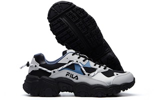 FILA Fluid Low Tops Hitam Kelabu Biru F12M114111FBV Shop FILA Fluid Low Tops Hitam Kelabu Biru F12M114111FBV