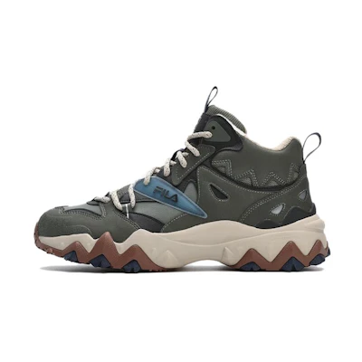 FILA Vintage Sport Sneakers 'Olive Green White'