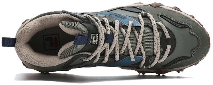 휠라 빈티지 스포츠 운동화 '올리브 그린 화이트' F12M342127FMP Lookbook 휠라 빈티지 스포츠 운동화 '올리브 그린 화이트' F12M342127FMP