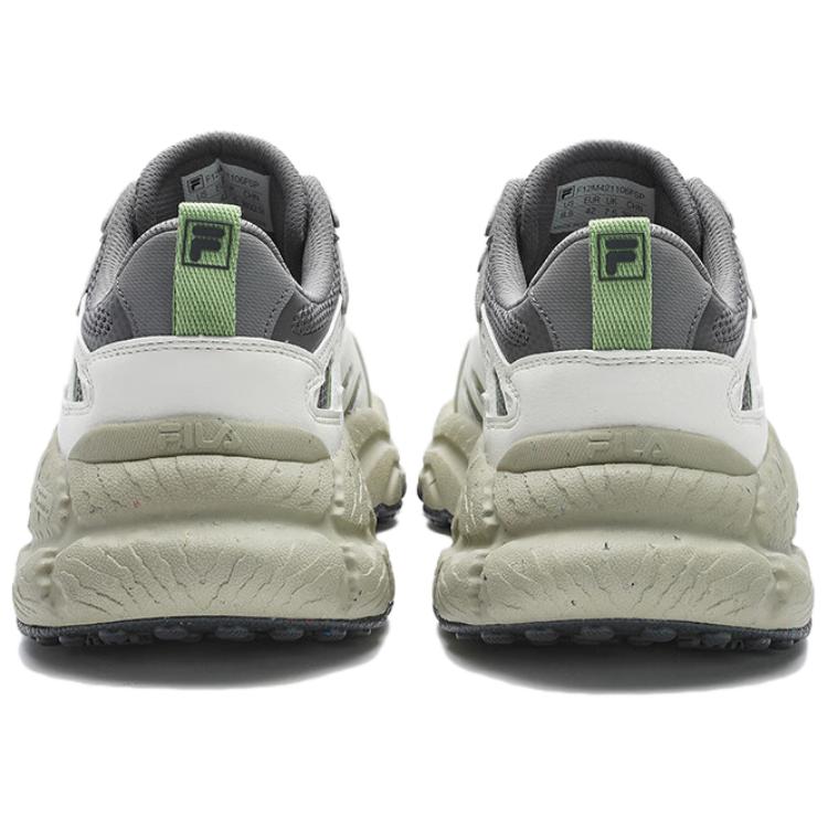 Lookbook フィラ ディスラプター LOW グレー/白/緑 F12M421106FSP