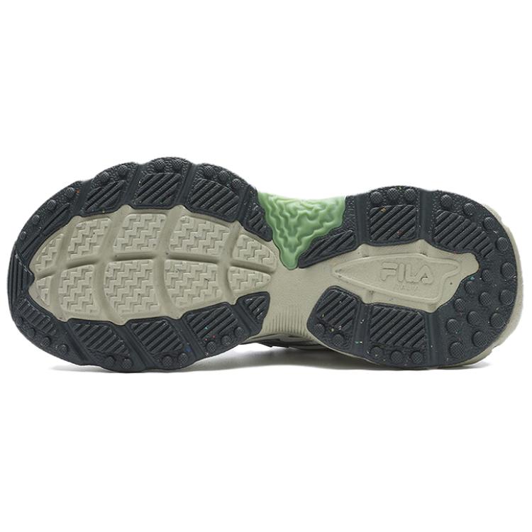 Shop フィラ ディスラプター LOW グレー/白/緑 F12M421106FSP