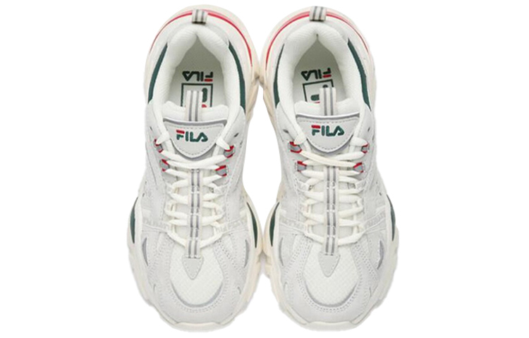Lookbook FILA斐樂 魚刺 sofia 低幫 老爹鞋 男女同款 灰紅綠 韓版